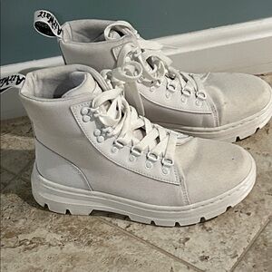 White High-Top Dr. Marten Sneakers
